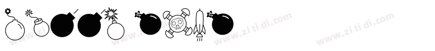 HAppy bomb字体转换